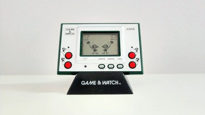 Nintendo - Game & Watch - Judge Green - Nintendo Game & Watch