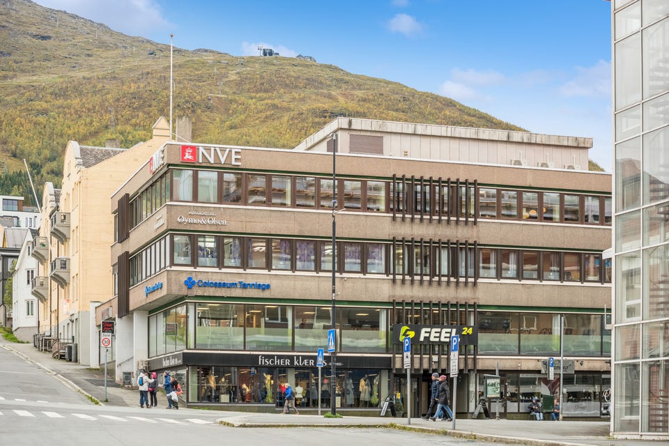 Ledige kontorlokaler i 3.etasje midt i sentrum