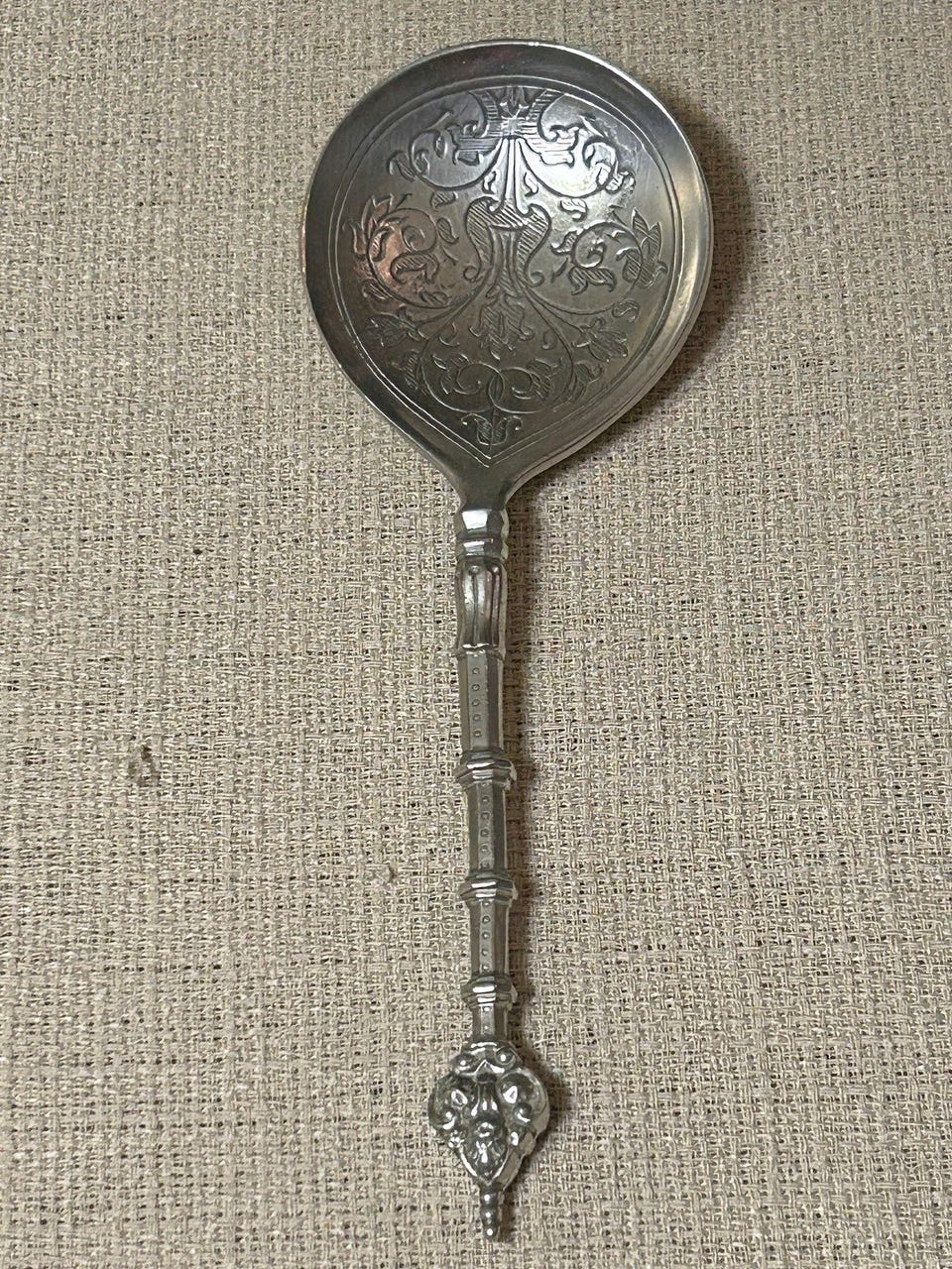 Gammel øse fra Askvoll Brug. Støpt tinn. | FINN-torget