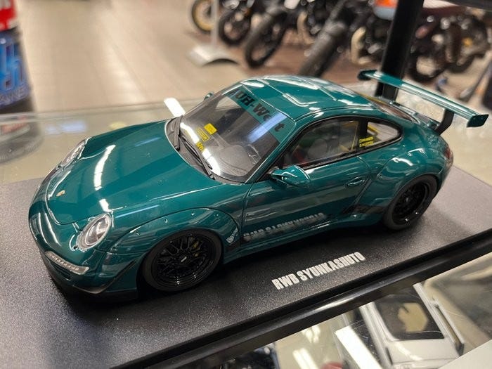 【GT SPIRIT】 1/18 RWB Syunkashuto 2021 Porsche 991 (997) RWB Syunkashuto 1:18 model car GT Spirit