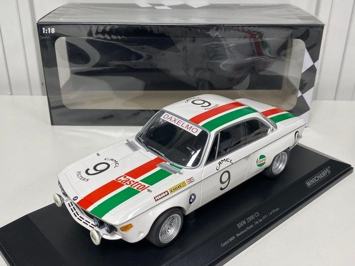 Minichamps 1:18 - Modellbil - BMW 2800 CS #9 Castrol BMW