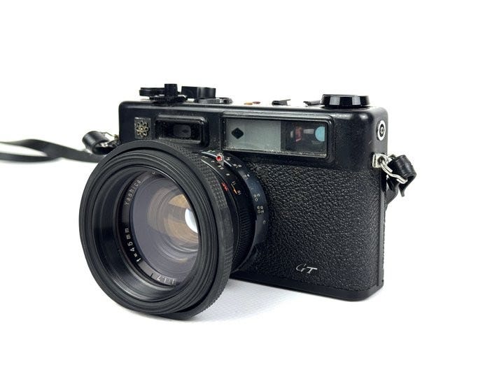 Yashica Electro 35 GT Color-Yashinon DX 45mm Analogt kamera