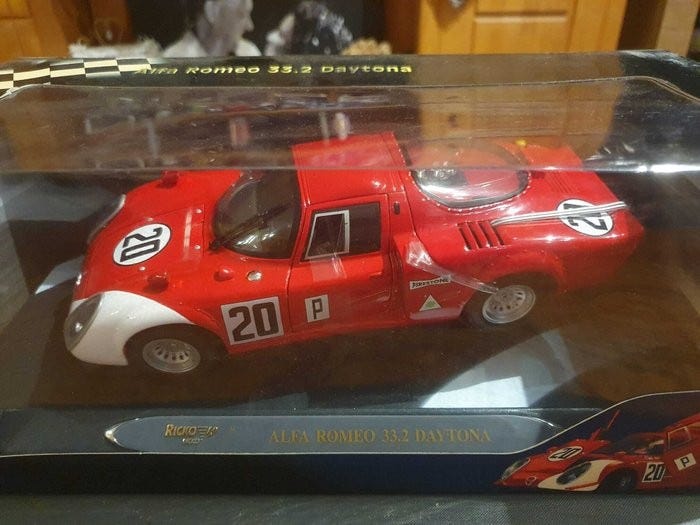 1/18 Ricko アルファロミオ 33.2 DAYTONA Ricko 1:18 Alfa Romeo Tipo 33.2 Daytona upgrade COMPLETED