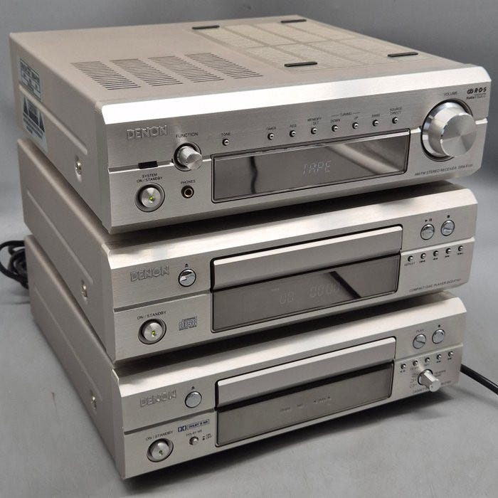 Denon - Mottaker DRA-F101, CD-spiller DCD-F101 og