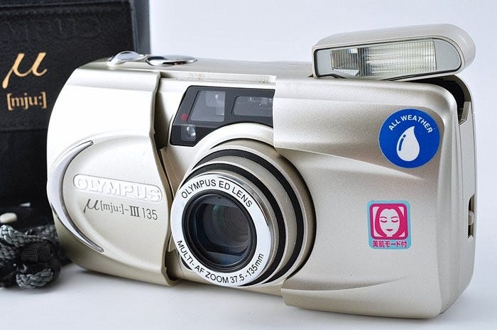 OLYMPUS μ［mju:］-III 135 Olympus MJU III 135 | 35mm Film Camera | The 35mm Club