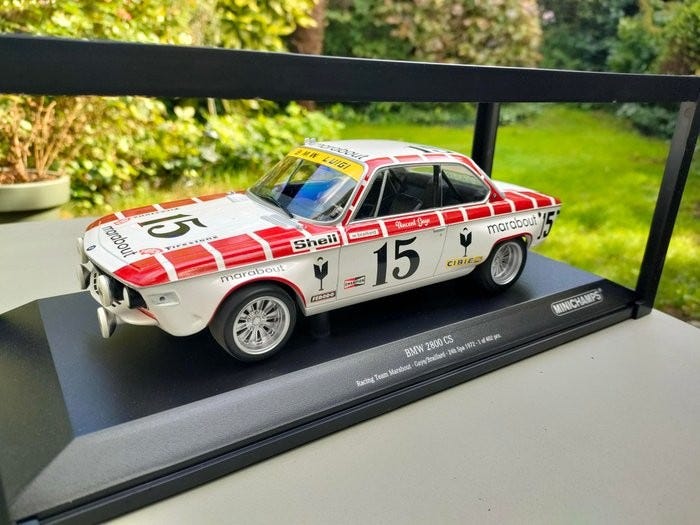 ミニチャンプス 1/18 BMW 2800 CS #10 スパ24H 1972 MINICHAMPS 1/18 - BMW 2800 CS - Spa 1970 - Five Diecast