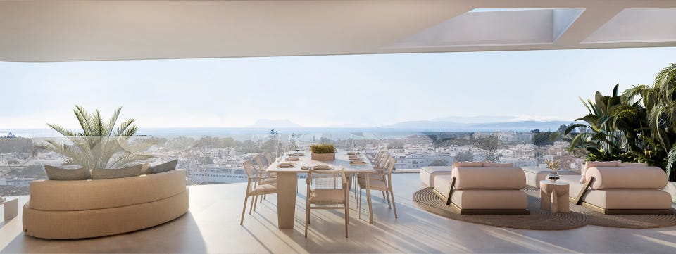 Nybygg - Spektakulær 3-soveroms penthouse leilighet med solarium, privat pool og havutsikt på New Golden Mile – bilde 4