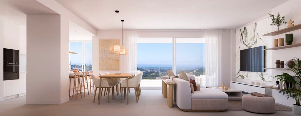 Estepona – Eksklusive nybygg med panoramautsikt mot golfbanen og havet, 1-3 soverom – bilde 2