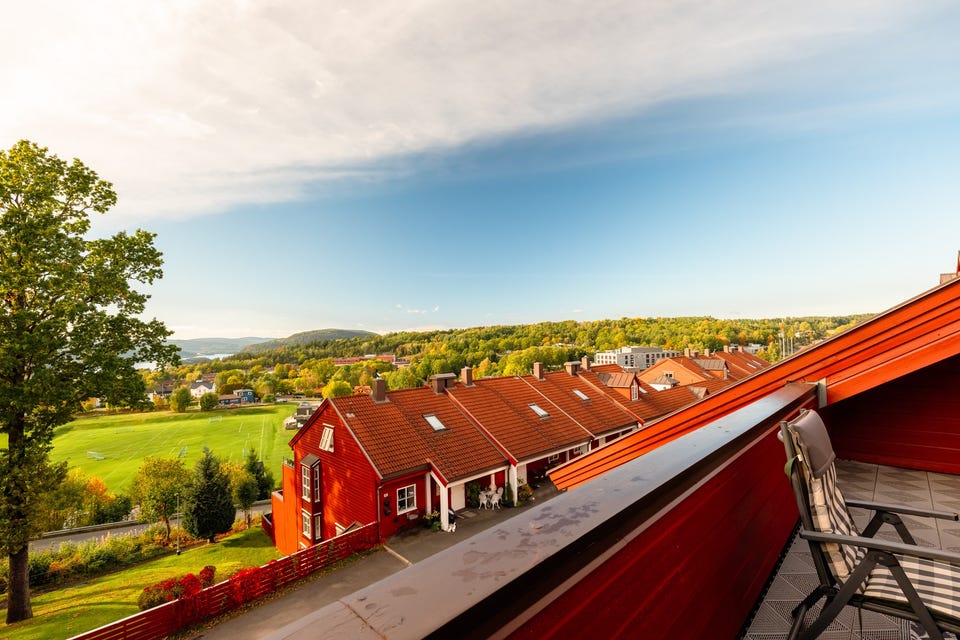 Terrassen fikk ny membran i 2025, i regi av sameiet.