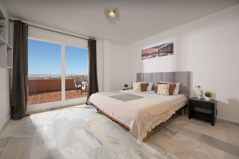 Mijas Costa - Eksklusiv 2-soveroms toppleilighet med privat solarium og spektakulær havutsikt - Tot 150kvm terrasse – bilde 5