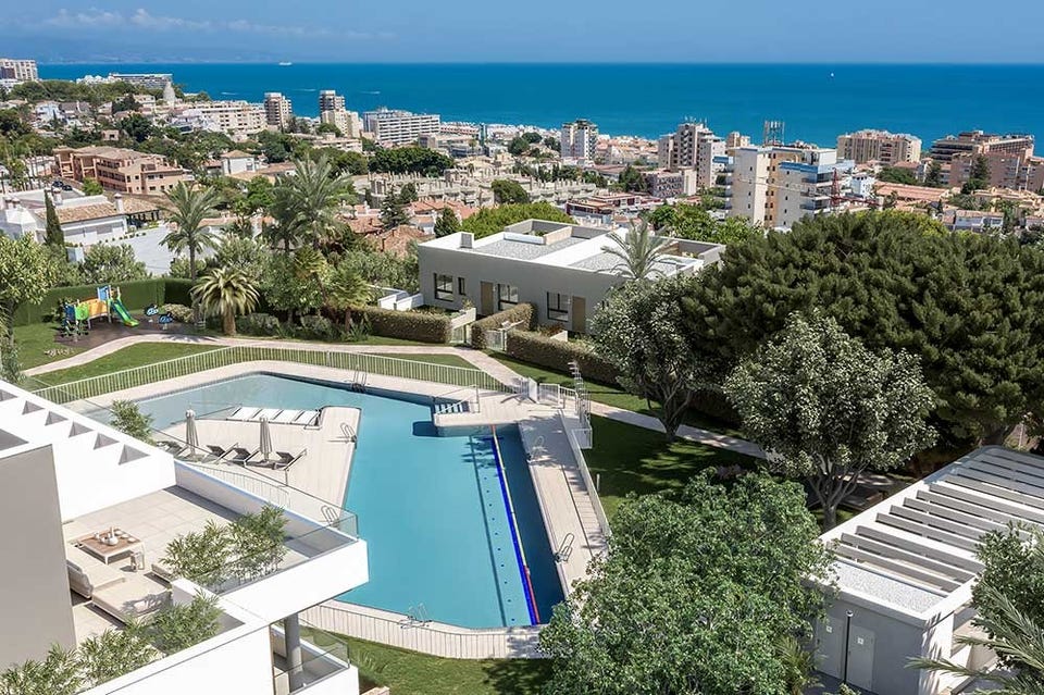 Torremolinos - Nybygg - Moderne leiligheter med store terrasser - Kun 4 boliger igjen