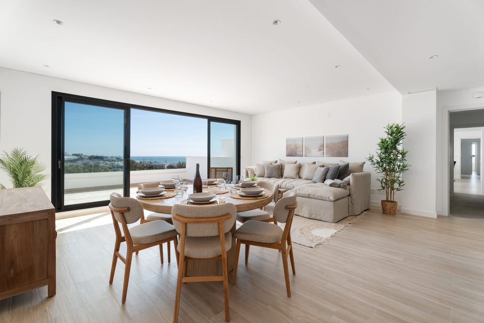 La Cala de Mijas · En av de beste leilighetene i prosjektet – - 4 sov - 82 m² terrasse - utsikt over hav, golf og sentrum – bilde 3