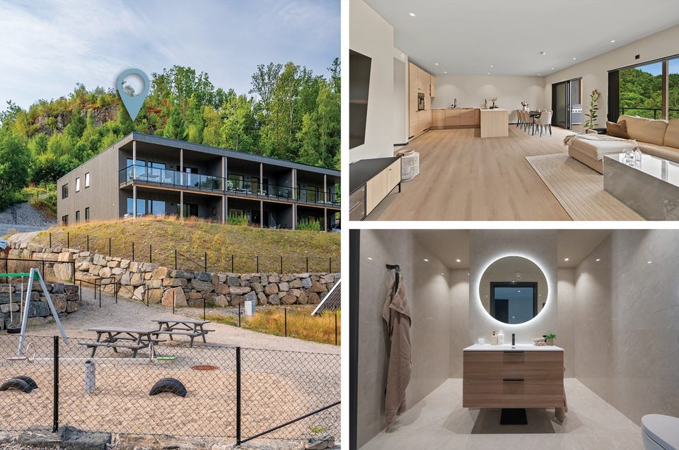 Nyere, lekker 4-roms leilighet med høy standard | Nordvest-vendt, luftig balkong med kveldssol | Carport