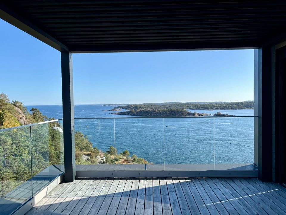 Lovely view from the terrace.