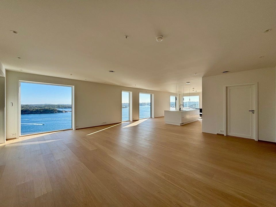 Utleiemegler Sør is pleased to present an exclusive penthouse in Kanalbyen.
