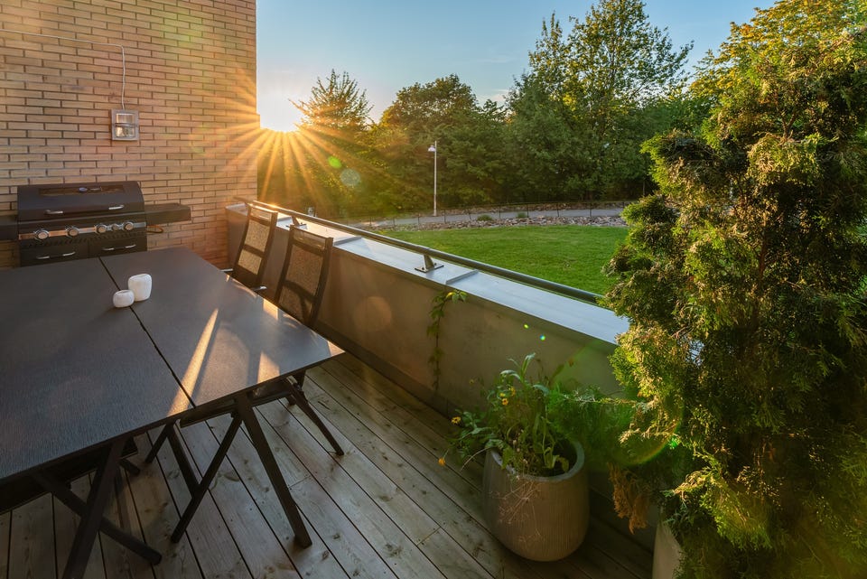 Stor, lys & fin 3-R med god oppgradert standard & gulvvarme I 2 solrike balkonger på totalt 35m² I Garasje med lader — bilde 20