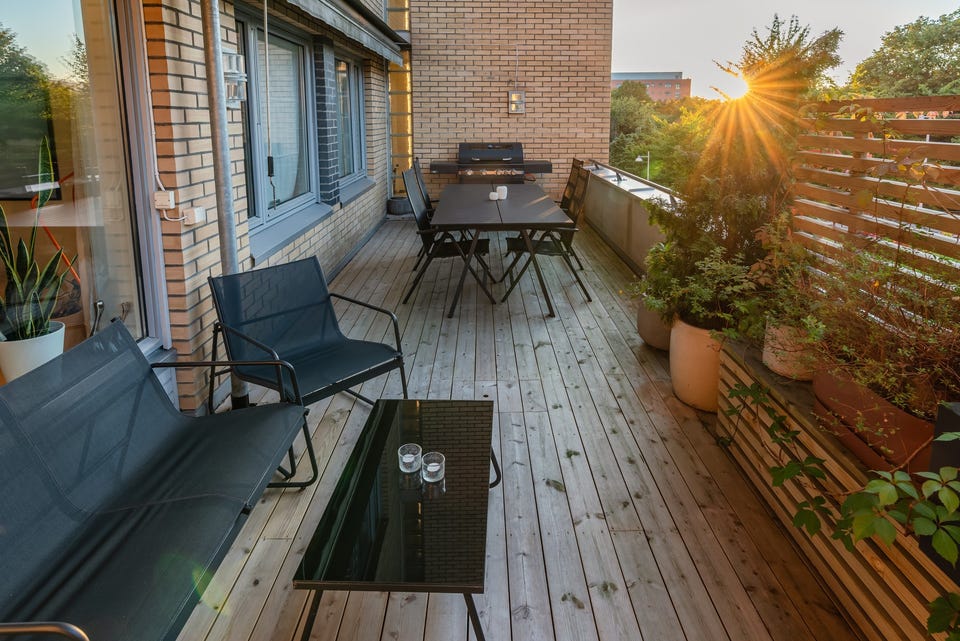 Stor, lys & fin 3-R med god oppgradert standard & gulvvarme I 2 solrike balkonger på totalt 35m² I Garasje med lader — bilde 21