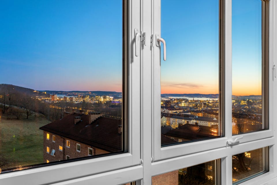 Lys og fin 4-roms toppleilighet med fantastisk utsikt| v.vann ink. | IN-ordning | Sentral beliggenhet | parkeringsleie — bilde 7