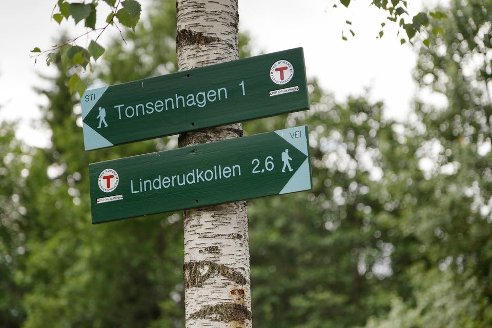 Det er fine turmuligheter i området.