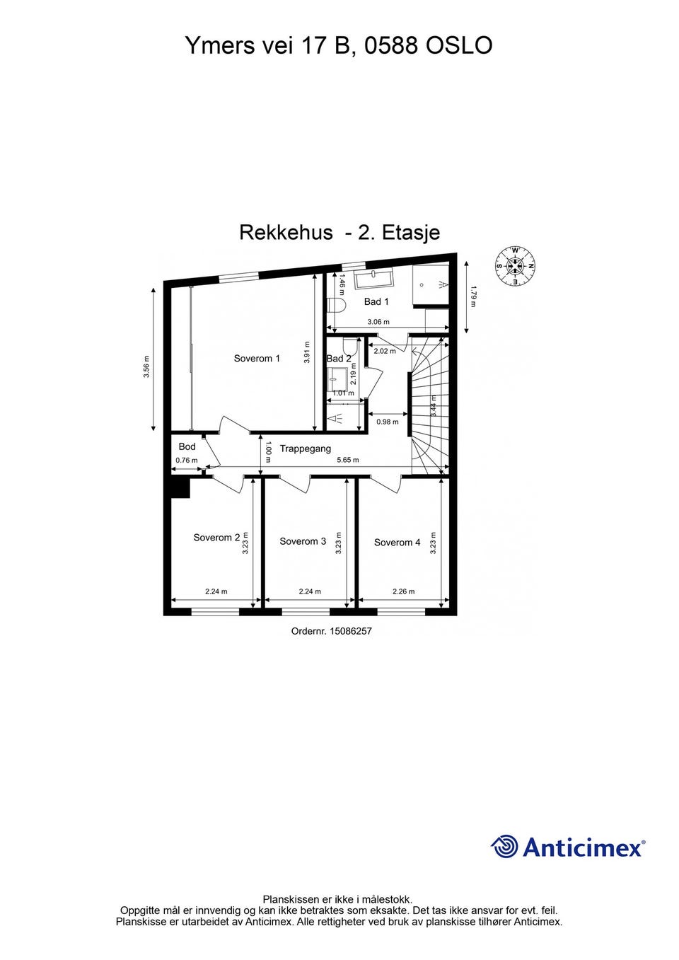 Plantegning 2. etasje.