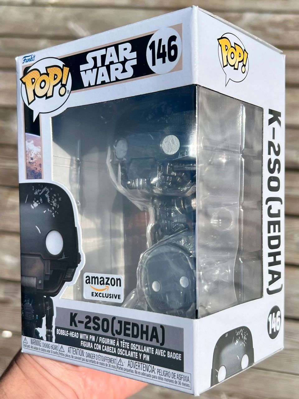 Funko Pop! K-2SO (Jedha) (W/ Pin) | Star Wars Adventures