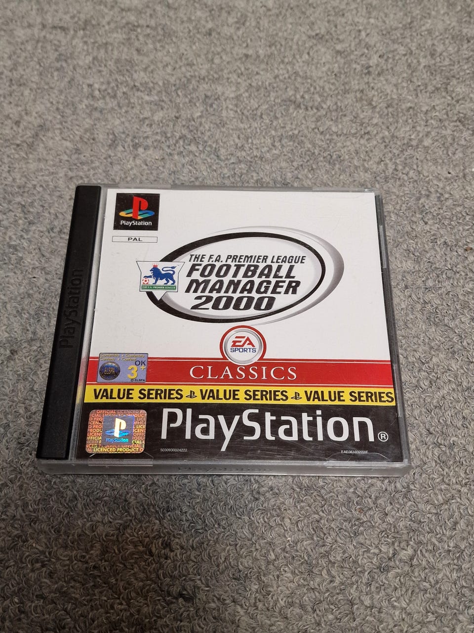 FA Premier League Football Manager 2000 PS1 FINN-torget