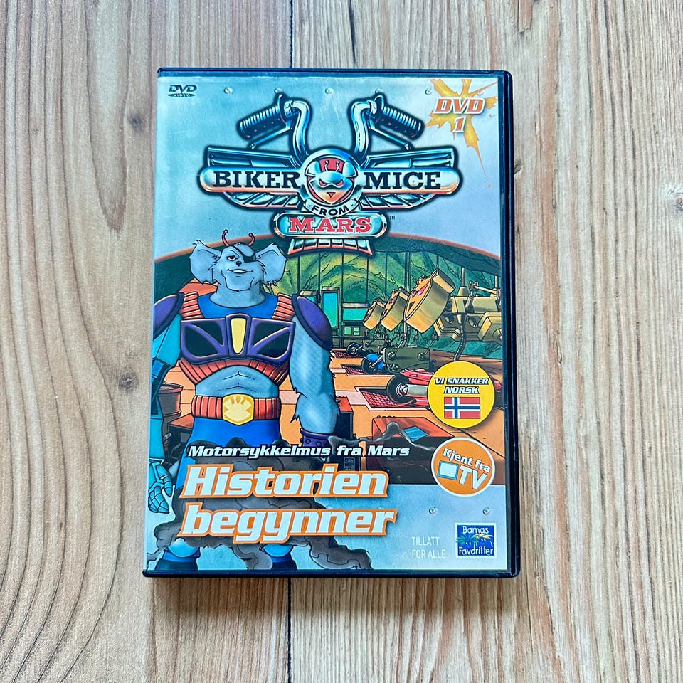 Biker Mice from Mars (DVD) Norsk tale | FINN-torget