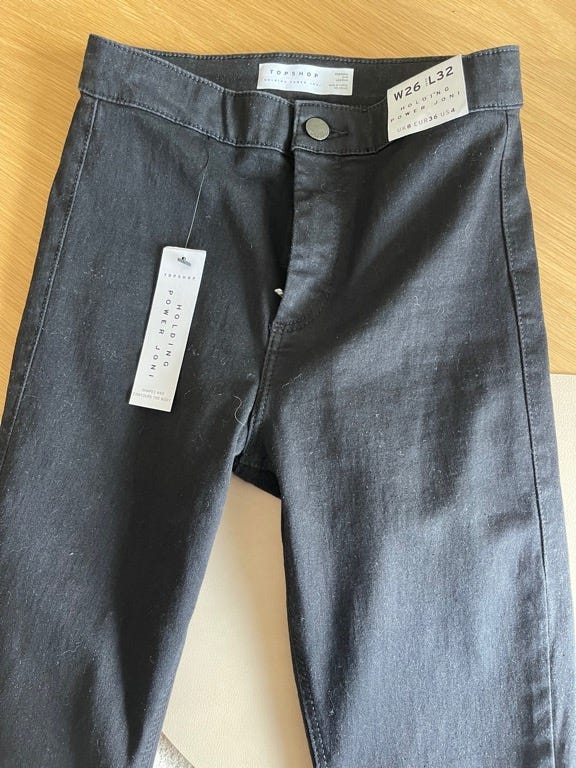 Topshop Holding Power Joni jeans FINN-torget