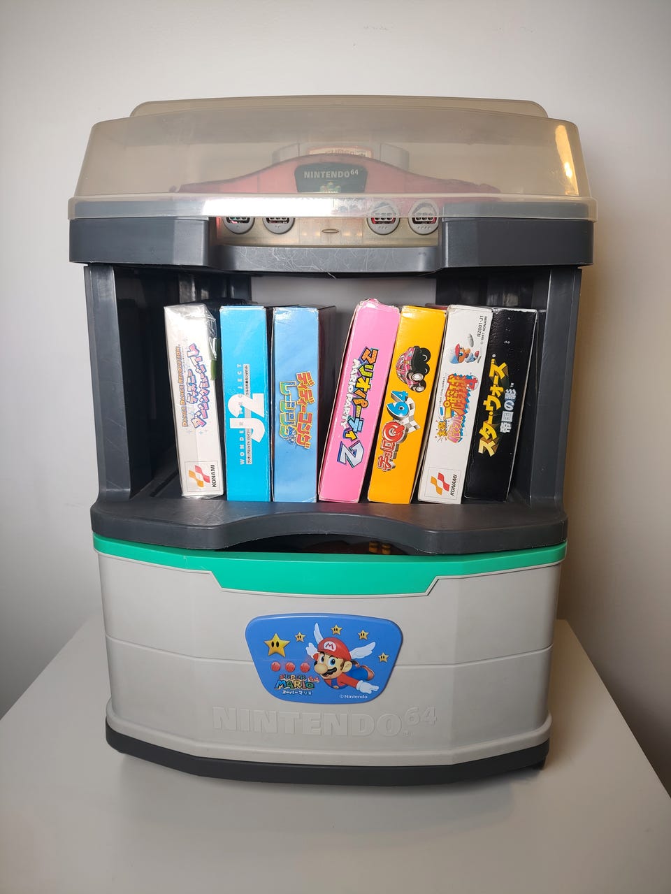 Ekte Original vintage Nintendo 64 Super Mario storage case m LOKK