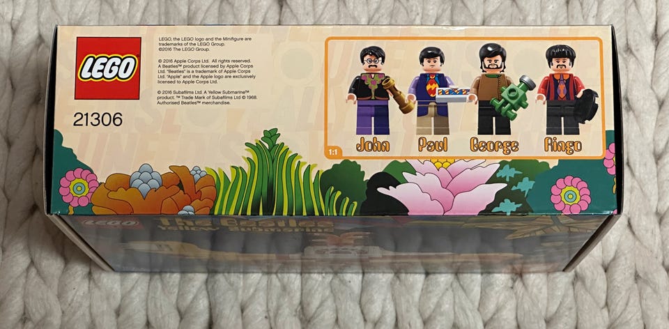 George Harrison The Beatles Lego Submarine LEGO The Beatles Yellow