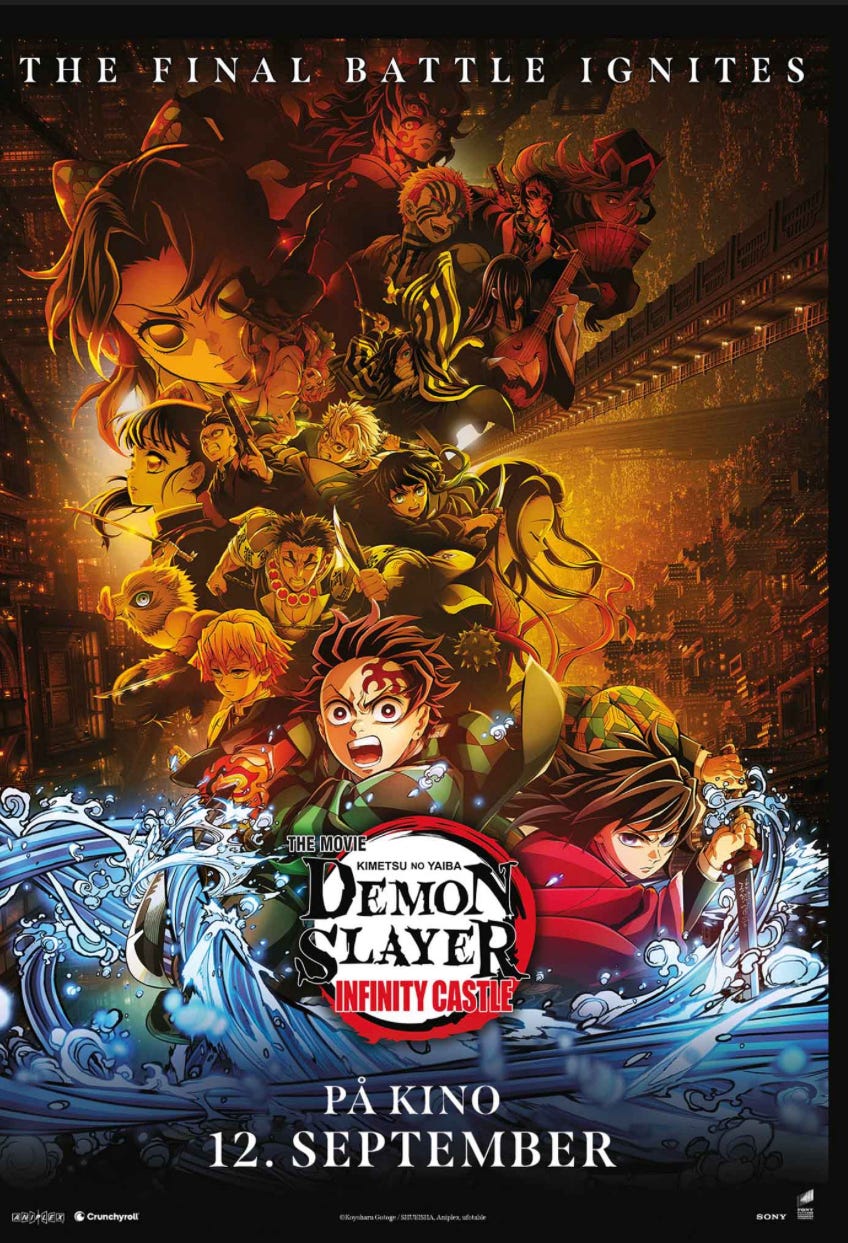 Demon Slayer x2 Odeon IMAX Søndag FINN-torget