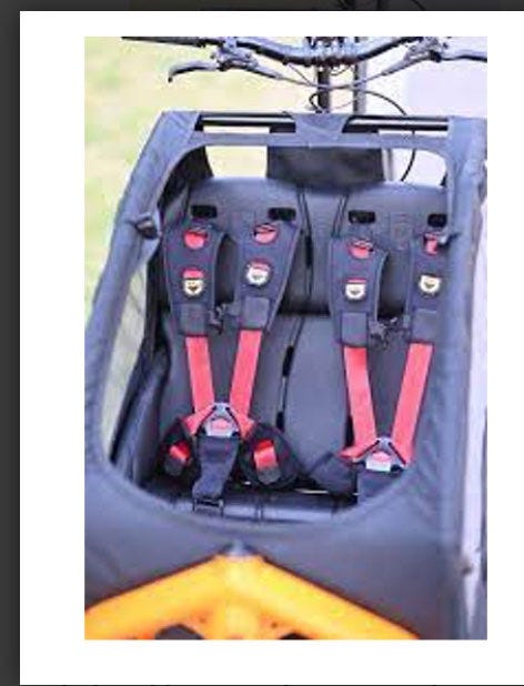 Larry vs Harry canopy kalesje og twin seat FINN-torget