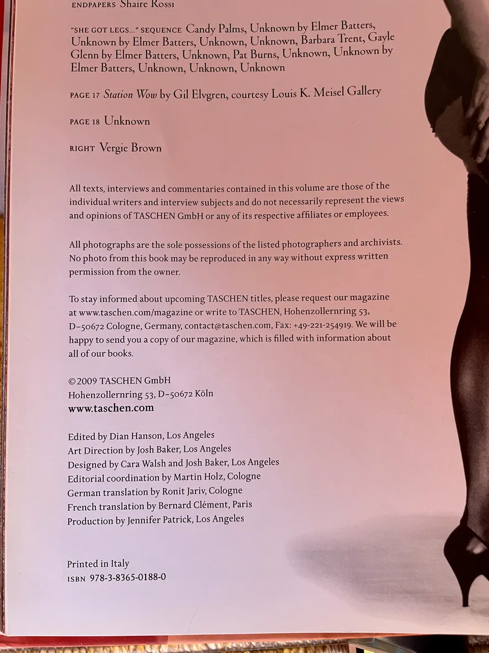 アート写真集 TASCHEN The Big Book of Legs The Big Book of Legs: Hanson, Dian: 9783836501880: Books