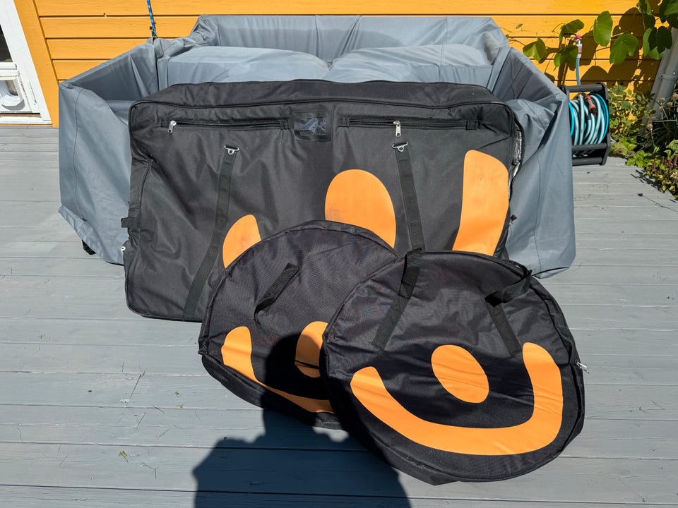 Bike Accessories Bike Rack Wiggle Wiggle Sykkel Reiseveske FINN-torget