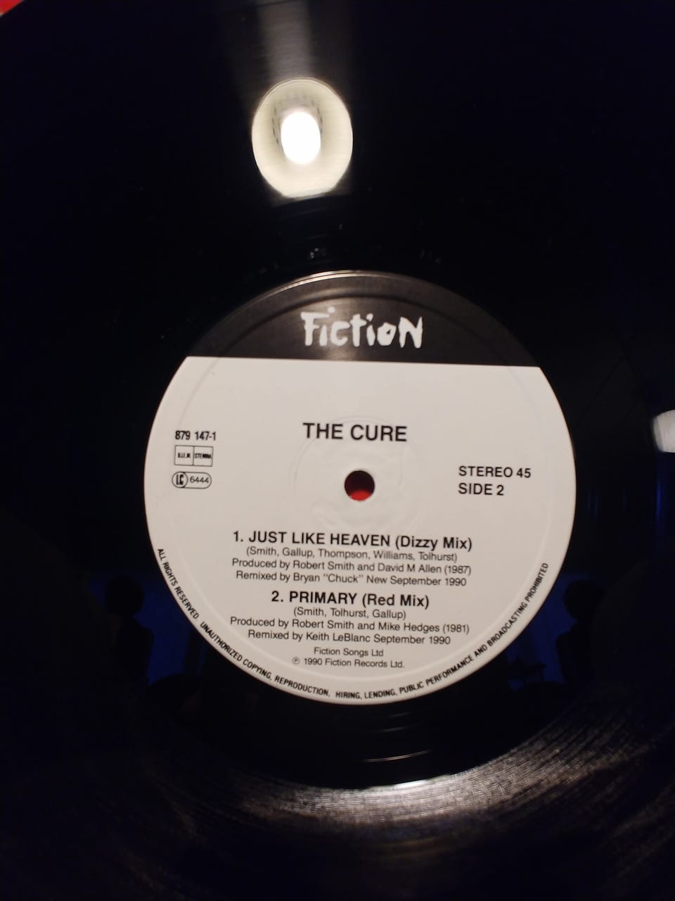 The Cure Close To Me Remix Vinyl, 12