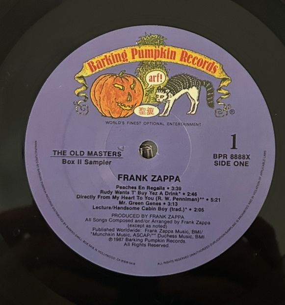 Frank Zappa- The Old Masters Box Two sampler | FINN-torget