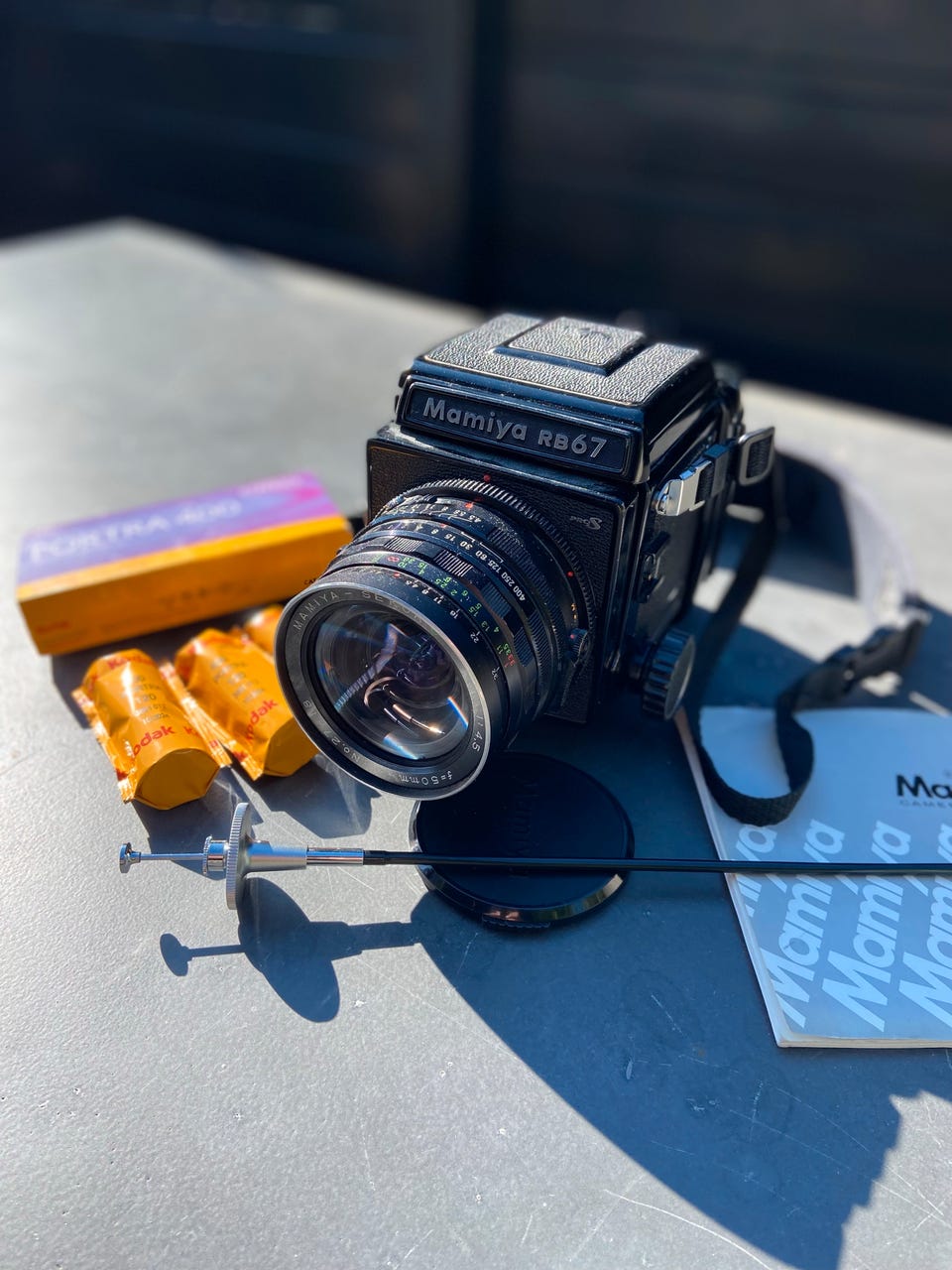 Mamiya Rz67 Pro Portra 400 Mamiya RB67 Pro S 50mm Ekstrautstyr Og