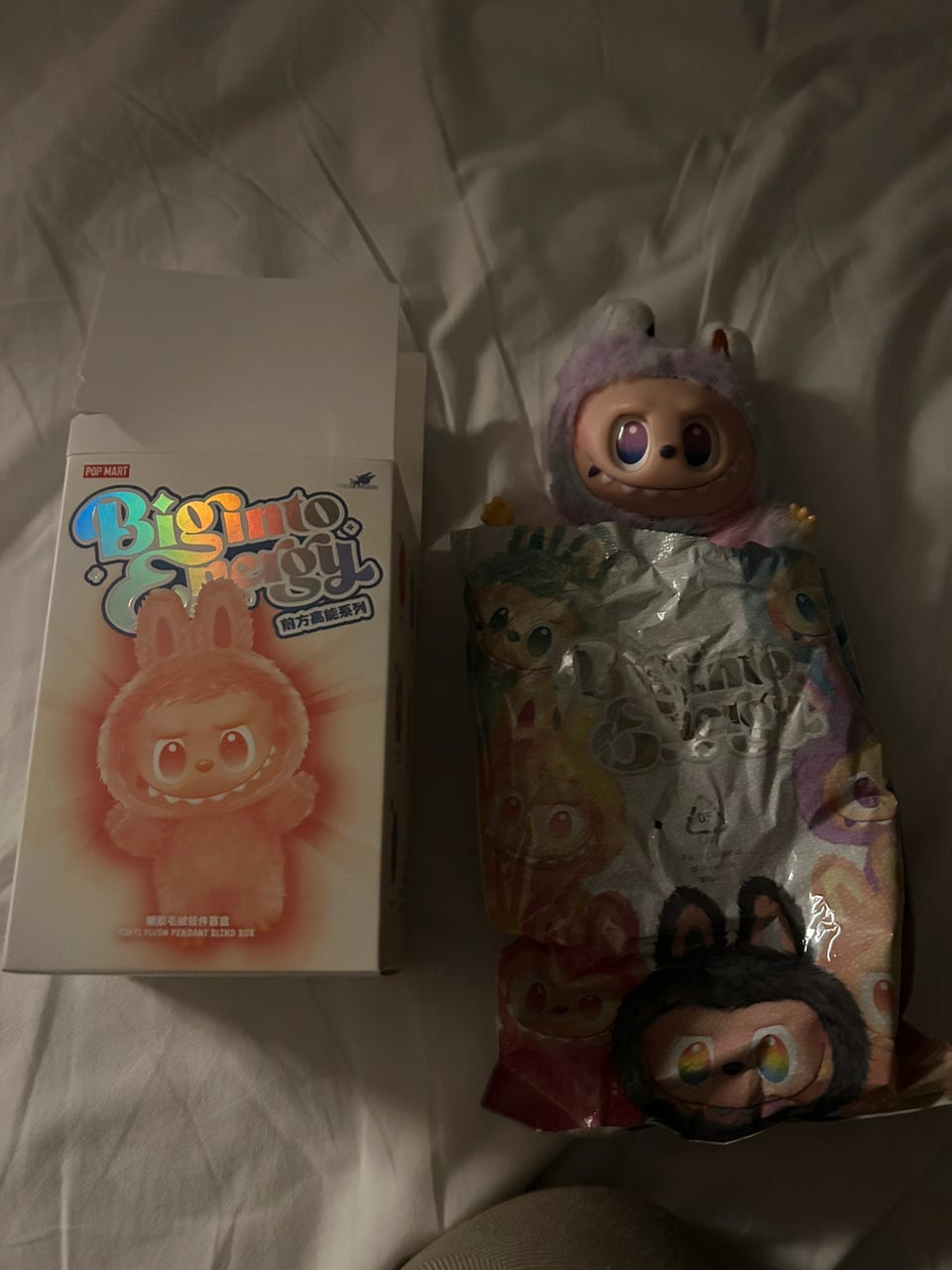 💜 LUCK 💜Orginal Pop Mart Labubu The Monsters - Big Into