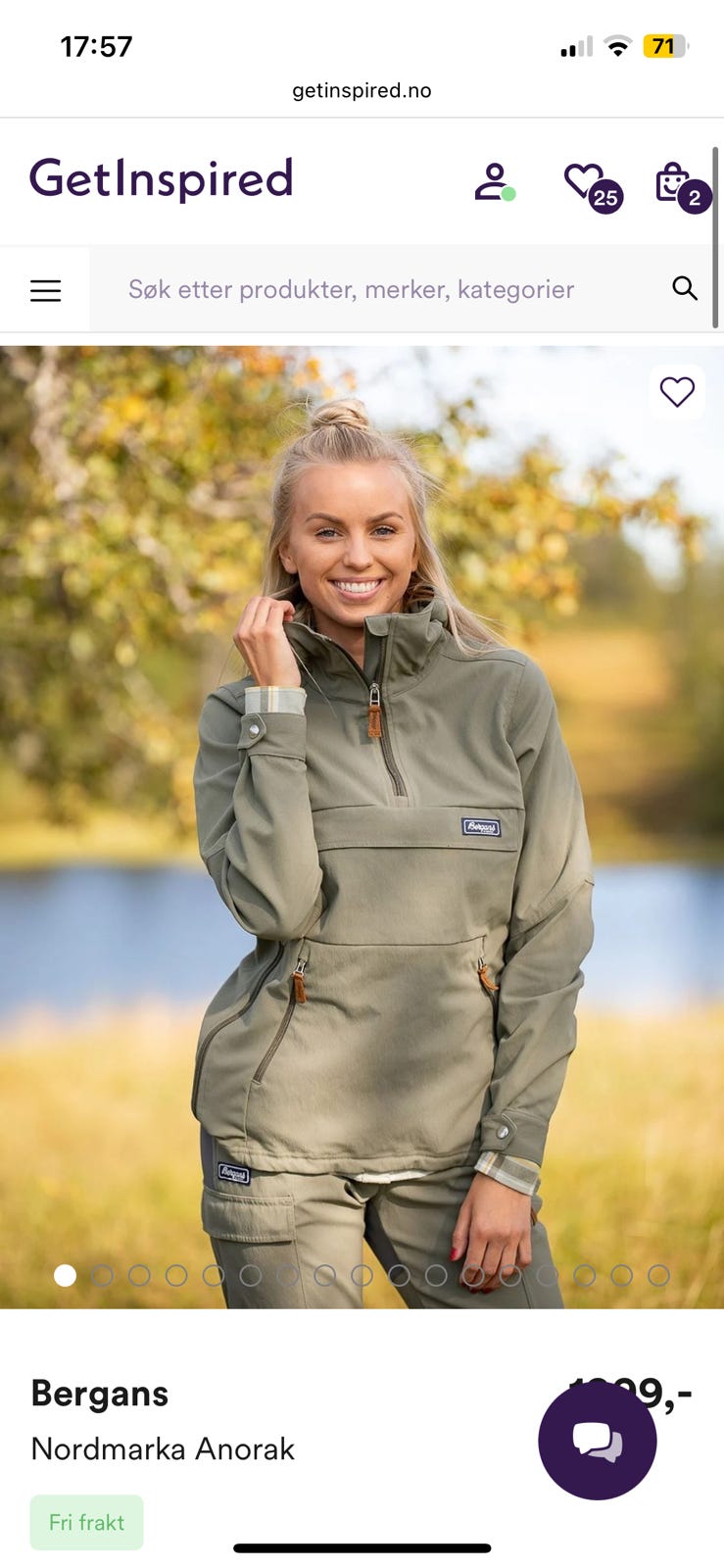 Bergans Nordmarka anorakk FINN-torget