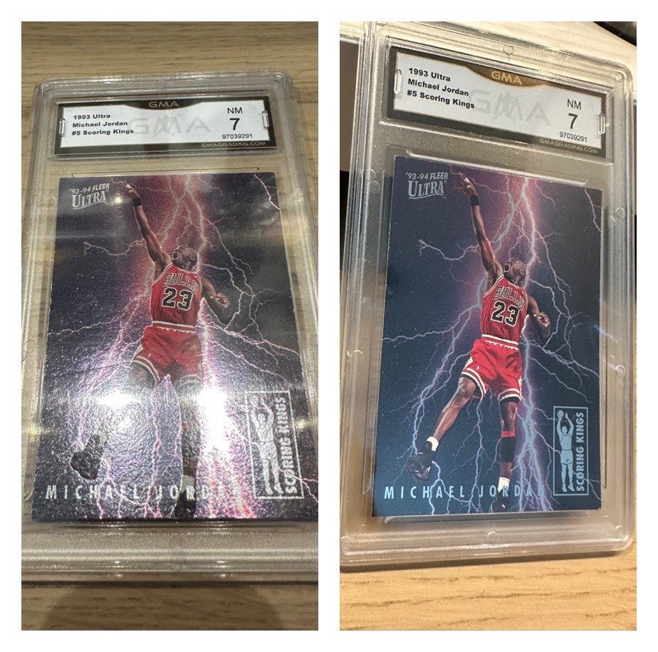 Michael jordan GMA NM Scoring Kings #5 1993 Fleer Ultra Rare