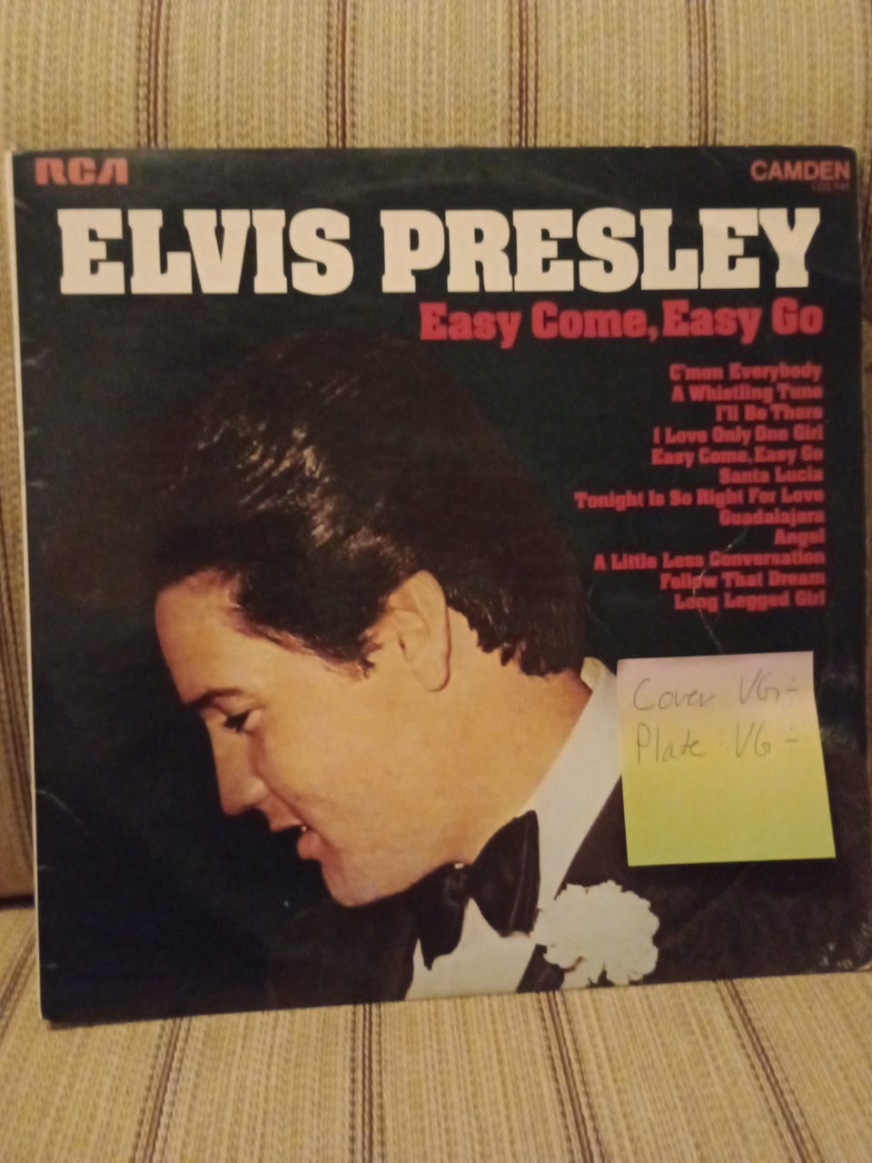 Elvis Presley Easy Come, Easy Go UK英盤 LP Elvis Presley – Easy Come, Easy Go – Vinyl (RCA Pressing, LP