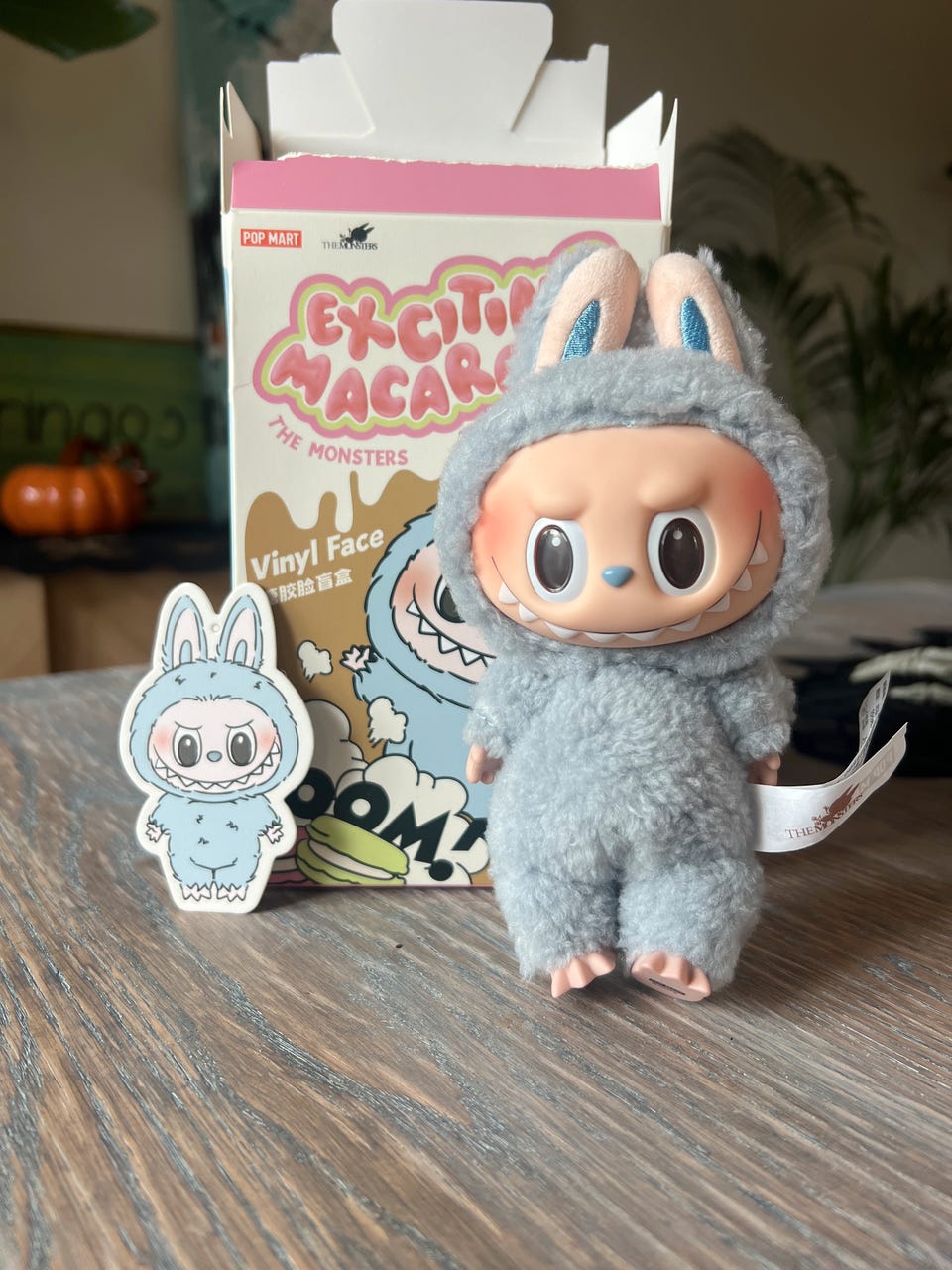 【正規品】labubu Exciting Macaron Sea Salt Labubu The Monsters Exciting Macaron Vinyl Face Series Sea