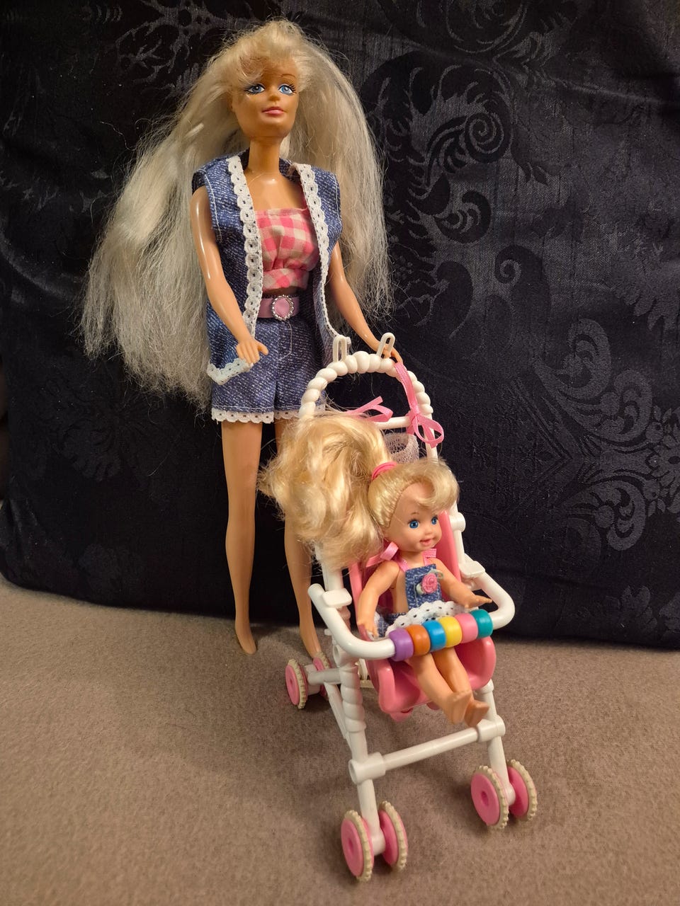 Barbie Dolls Strollin Fun Barbie And Kelly Barbie Toys Strollin