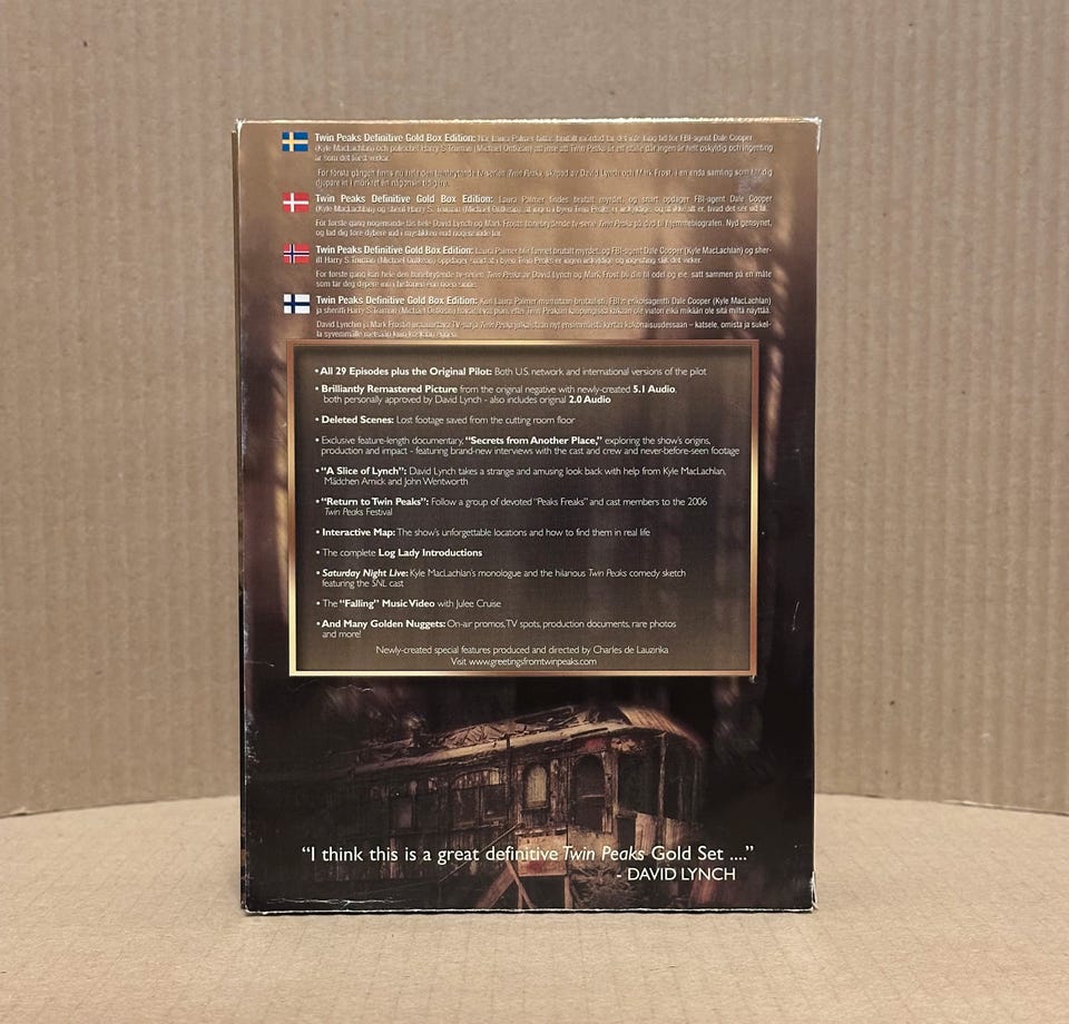 【ツインピークス】Defenitive Gold Boxed Edition Twin Peaks: Definitive Gold Box Edition (UK Version) [DVD