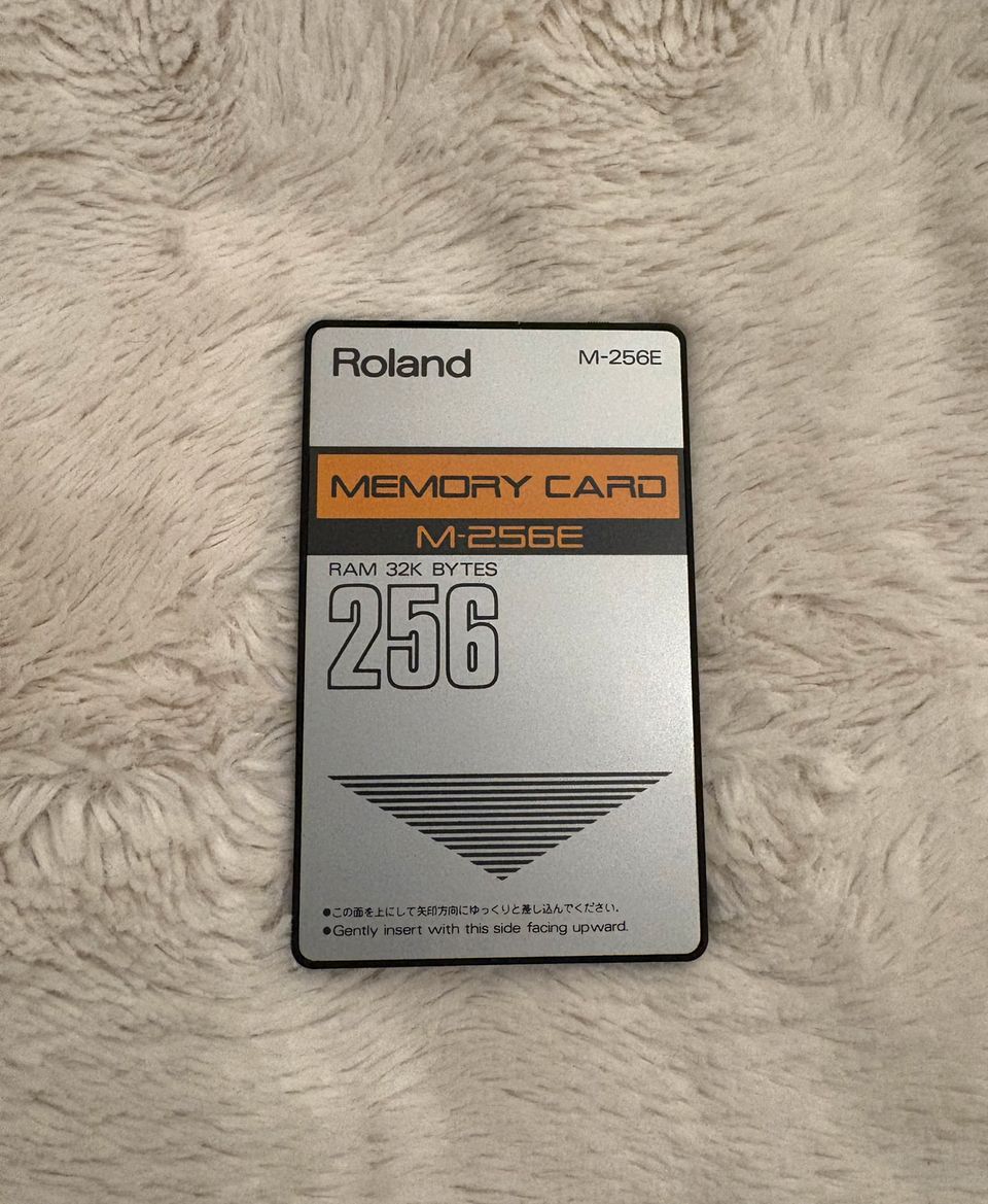 鍵盤楽器 Roland Memory Card M-256E 256gb M256E 16x multi-bank RAM card No battery Needed 16-in-1