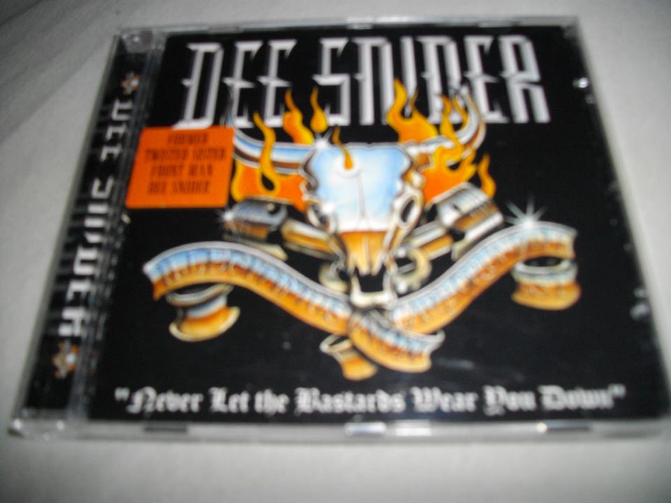 希少！DEE SNIDER / Never Let the Bastards〜 Dee Snider – Never Let The Bastards Wear You Down – CD