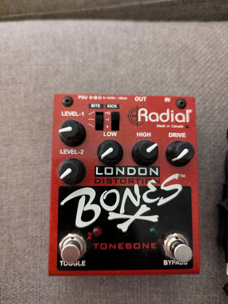 Radial Bones London Distortion Pedal | FINN-torget