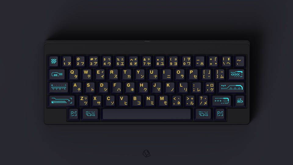 GMK Awaken - Neo Tokyo Base Katakana + Corrupted Data Addon