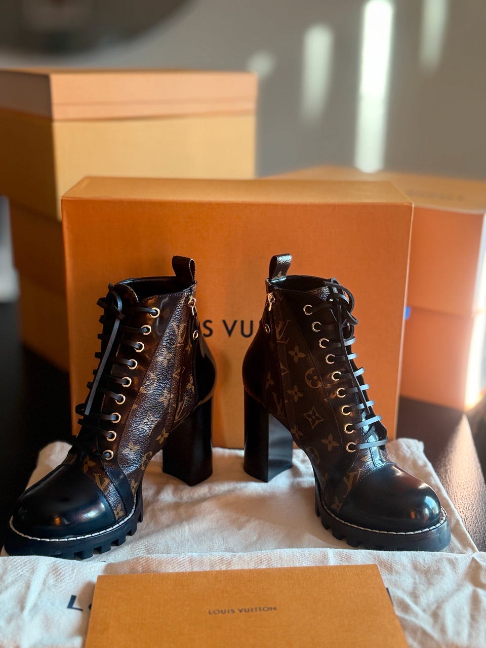 Vuitton Star Trail Ankle Boot Louis Vuitton Booties Women LOUIS
