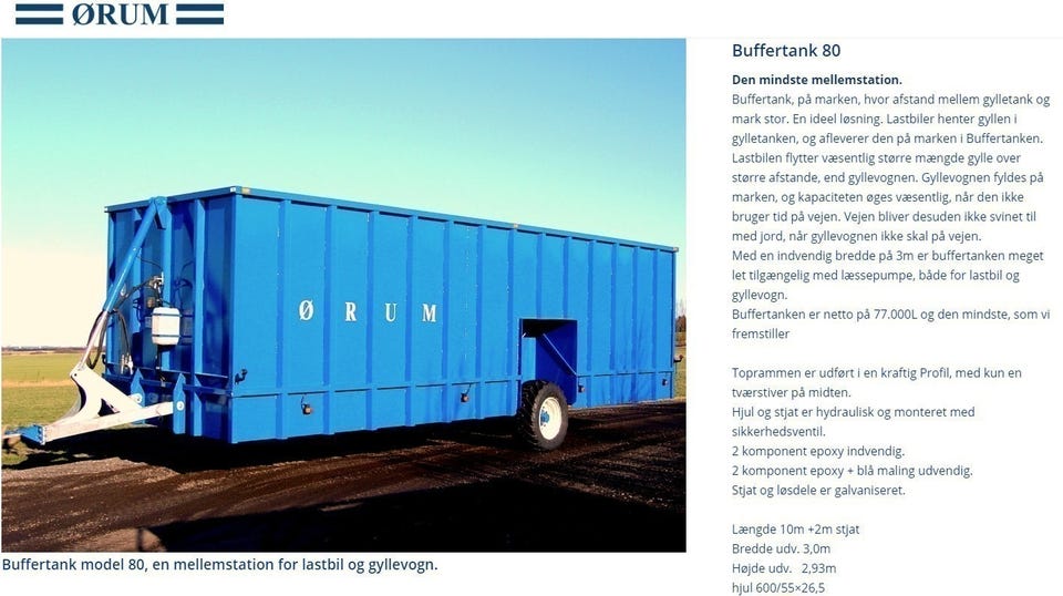 Ørum buffertank for gjødsel 60-100m3 2026 – bilde 10 av 17